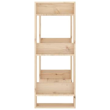 Book Cabinet/Room Divider 60x35x91 cm Solid Wood Pine