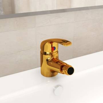 Bathroom Bidet Mixer Tap Gold 13x12 cm