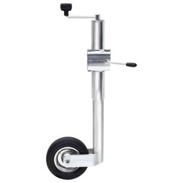 Jockey Wheel for Trailer with Split Clamp 60 mm Galvanized Steel