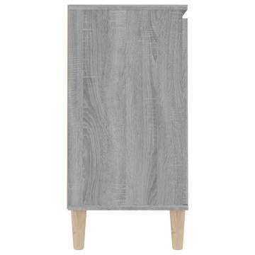 Sideboard Grey Sonoma 103.5x35x70 cm Engineered Wood