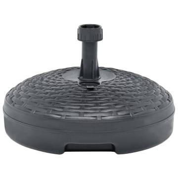 Umbrella Base Sand/Water Filled 20 L Anthracite Plastic Rattan