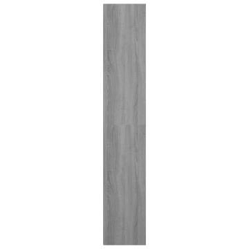 Book Cabinet Grey Sonoma 36x30x171 cm Engineered Wood