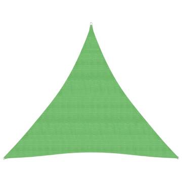 Sunshade Sail 160 g/m² Light Green 4.5x4.5x4.5 m HDPE