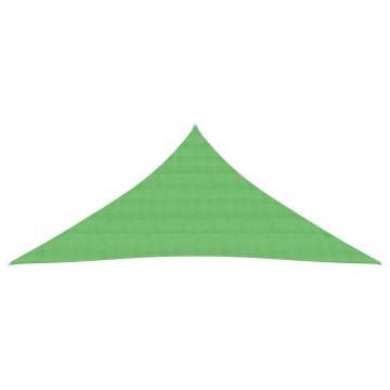 Sunshade Sail 160 g/m² Light Green 4.5x4.5x4.5 m HDPE