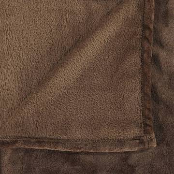 Blanket Cocoa Brown 130x170 cm Polyester