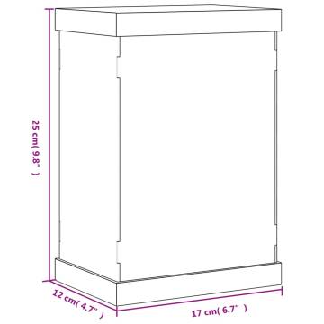 Display Box Transparent 17x12x25 cm Acrylic