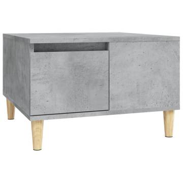 Coffee Table Concrete Grey 55x55x36.5 cm Engineered Wood