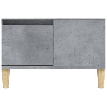 Coffee Table Concrete Grey 55x55x36.5 cm Engineered Wood