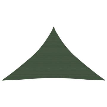 Sunshade Sail 160 g/m² Dark Green 5x5x6 m HDPE