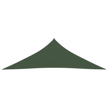 Sunshade Sail 160 g/m² Dark Green 5x5x6 m HDPE