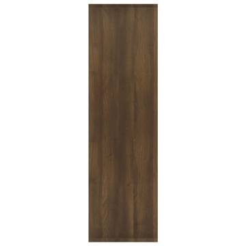 Book Cabinet/Room Divider Brown Oak 60x30x103 cm Engineered Wood