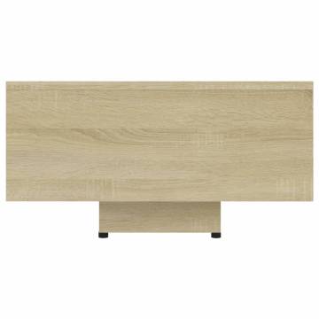 Coffee Table Sonoma Oak 85x55x31 cm Engineered Wood