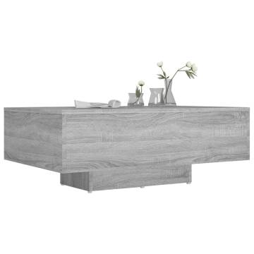 Coffee Table Grey Sonoma 85x55x31 cm Engineered Wood