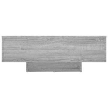 Coffee Table Grey Sonoma 85x55x31 cm Engineered Wood