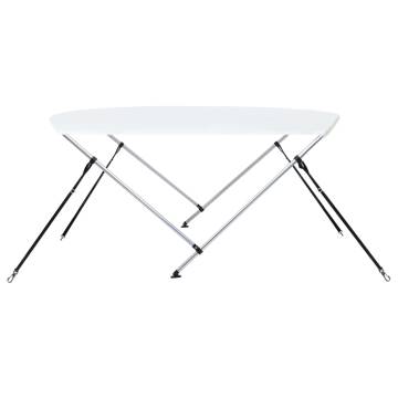 2 Bow Bimini Top White 180x130x110 cm