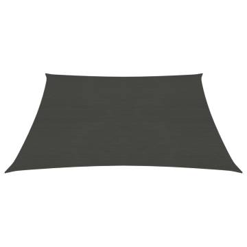 Sunshade Sail 160 g/m² Anthracite 5x5 m HDPE