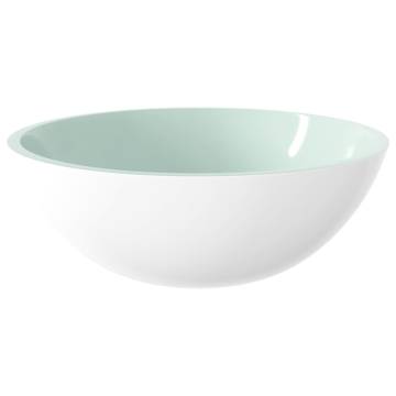 Basin Glass 50x37x14 cm White