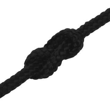 Work Rope Black 2 mm 50 m Polyester