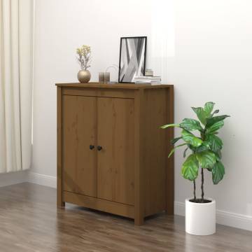 Sideboard Honey Brown 70x35x80 cm Solid Wood Pine