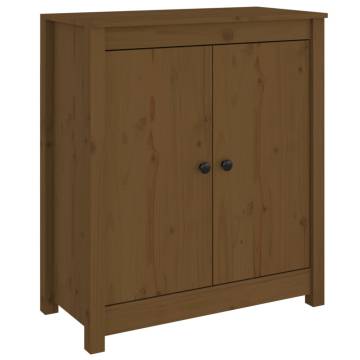 Sideboard Honey Brown 70x35x80 cm Solid Wood Pine