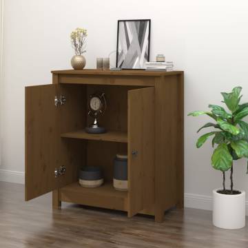 Sideboard Honey Brown 70x35x80 cm Solid Wood Pine