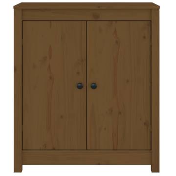 Sideboard Honey Brown 70x35x80 cm Solid Wood Pine