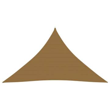 Sunshade Sail 160 g/m² Taupe 5x5x6 m HDPE