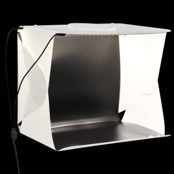 Folding LED Photo Studio Light Box 40x34x37 cm Plastic White