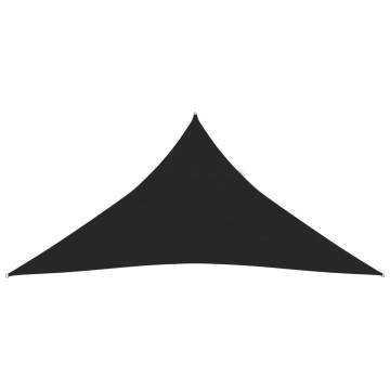 Sunshade Sail 160 g/m² Black 4.5x4.5x4.5 m HDPE