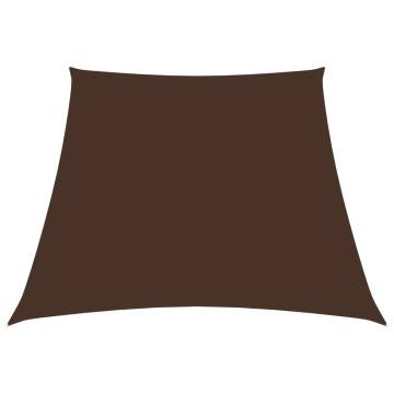 Sunshade Sail Oxford Fabric Trapezium 3/4x3 m Brown