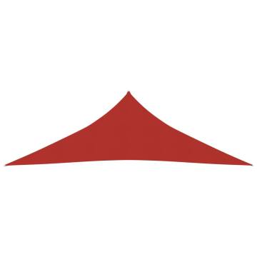 Sunshade Sail 160 g/m² Red 4x4x5.8 m HDPE