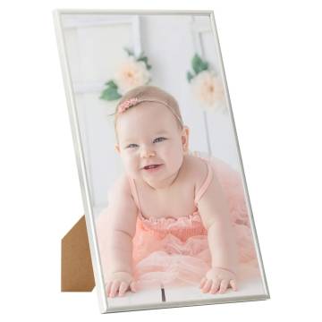 Photo Frames Collage 5 pcs for Table Silver 10x15cm MDF