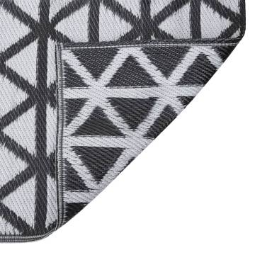 Outdoor Rug Black 140x200 cm PP