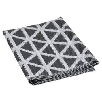 Outdoor Rug Black 140x200 cm PP