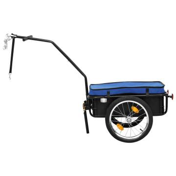 Bike Trailer/Hand Wagon 155x60x83 cm Steel Blue