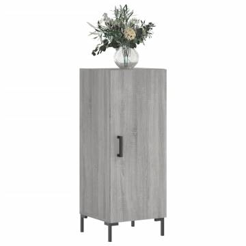 Sideboard Grey Sonoma 34.5x34x90 cm Engineered Wood