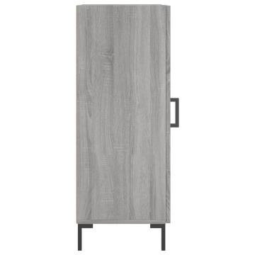 Sideboard Grey Sonoma 34.5x34x90 cm Engineered Wood