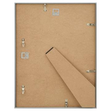 Photo Frames Collage 5 pcs for Wall or Table Silver 40x50cm MDF