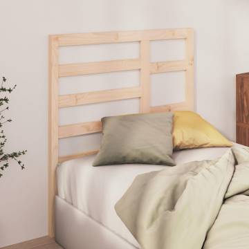 Bed Headboard 106x4x104 cm Solid Wood Pine