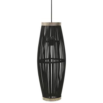 Pendant Lamp Black Willow 40 W 27x68 cm Oval E27