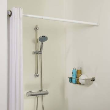 Sealskin Telescopic Shower Curtain Rod 80-130 cm White