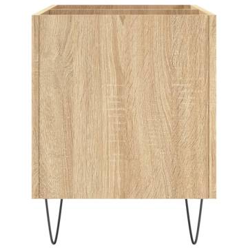 Record Cabinet Sonoma Oak 74.5x38x48 cm Engineered Wood