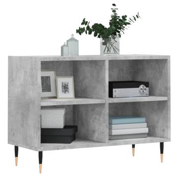 TV Cabinet Concrete Grey 69.5x30x50 cm Engineered Wood