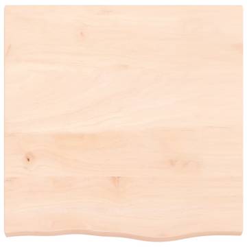 Bathroom Countertop 60x60x(2-4) cm Untreated Solid Wood