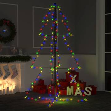 Christmas Cone Tree 200 LEDs Indoor and Outdoor 98x150 cm