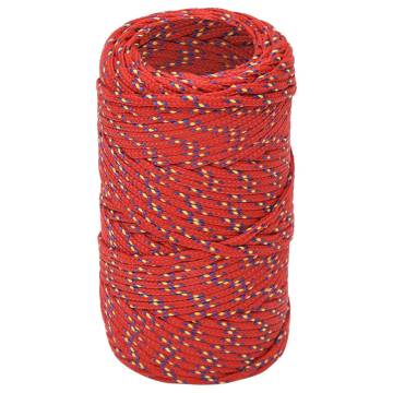 Boat Rope Red 2 mm 100 m Polypropylene