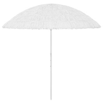 Hawaii Beach Umbrella White 300 cm