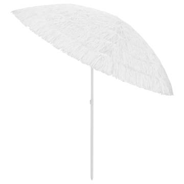 Hawaii Beach Umbrella White 300 cm