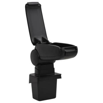 Car Armrest Black 15x31.5x(35-51) cm ABS