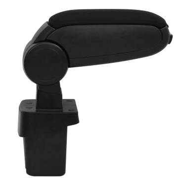 Car Armrest Black 15x31.5x(35-51) cm ABS